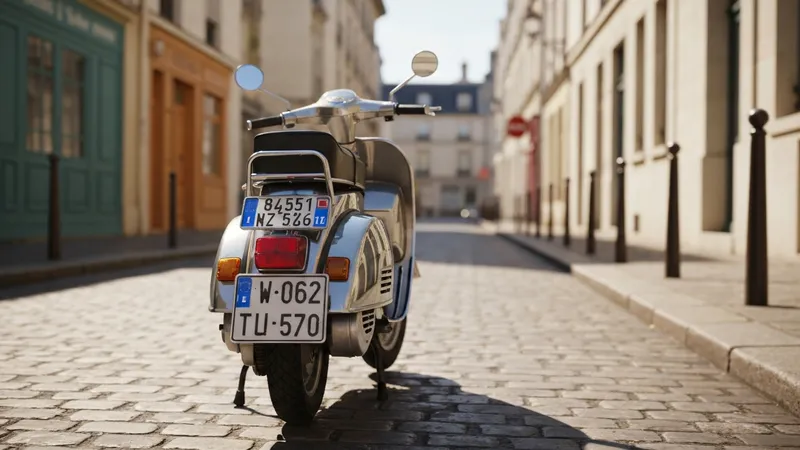 Types de plaques scooter